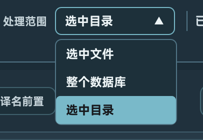 Soundury 翻译处理范围选择
